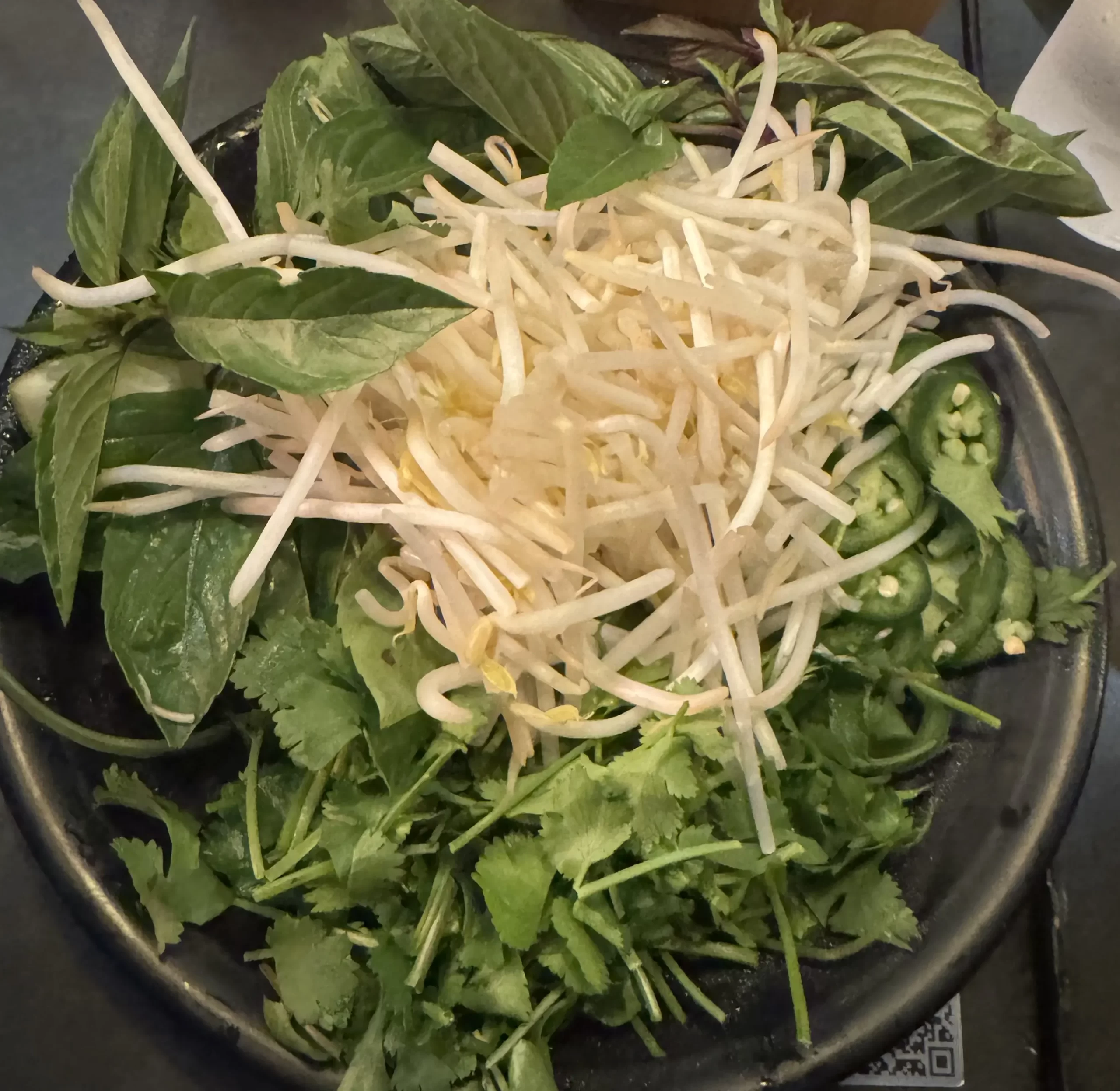 Thai Basil and Pho Veggies